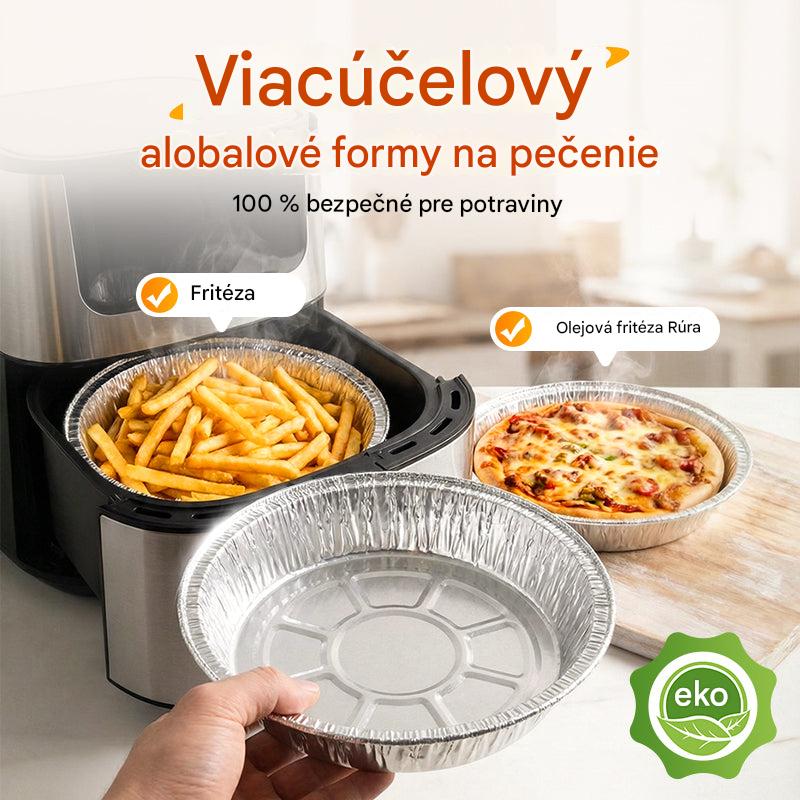 🔥Špeciálna ponuka - 50% ZĽAVA🔥【Balenie 10 kusov】 Alobalové misky do rúry a fritézy, rôzne veľkosti, opakovane použiteľné