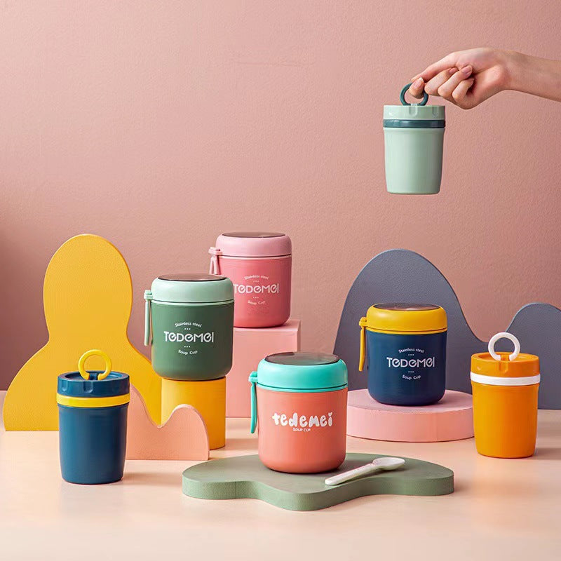 🍱Prenosný nerezový izolovaný obedový box
